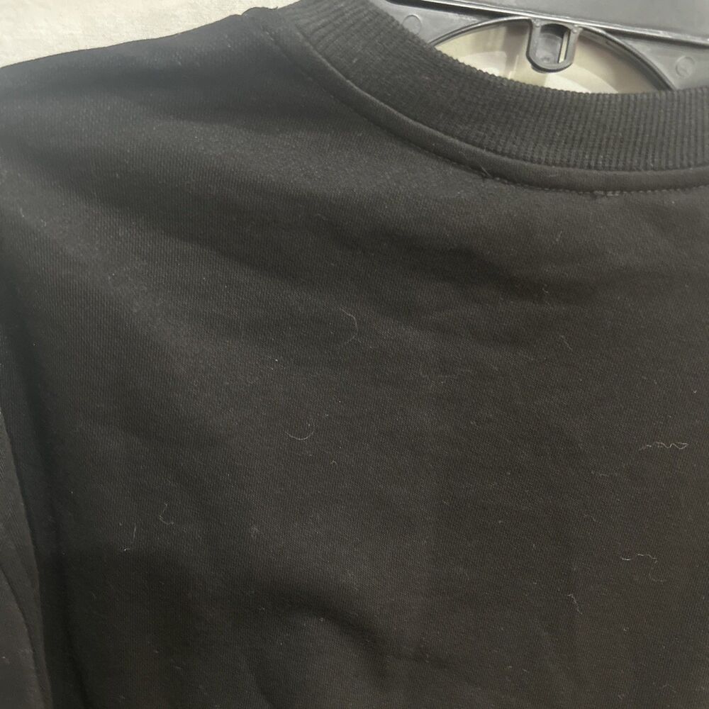 New BEGOING Womens Oversized USA Graphic Black Sweatshirt Medium - Picture 10 of 15
